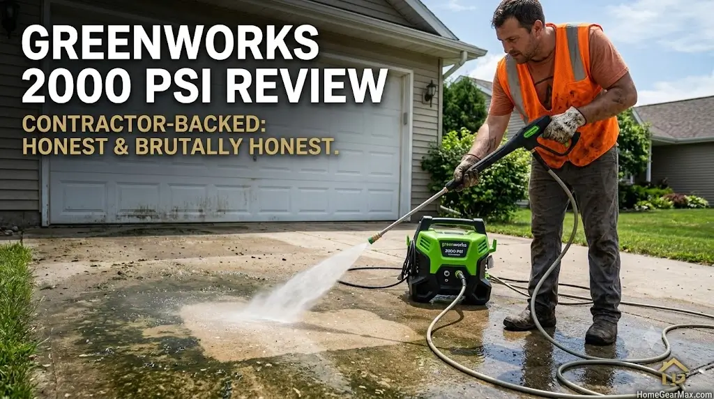 Greenworks 2000 PSI Electric Pressure Washer Review