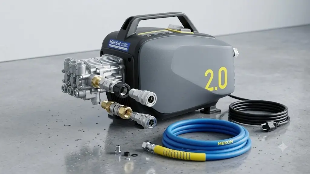 Active 2.0 electric pressure washer high flow driveway surface cleaner