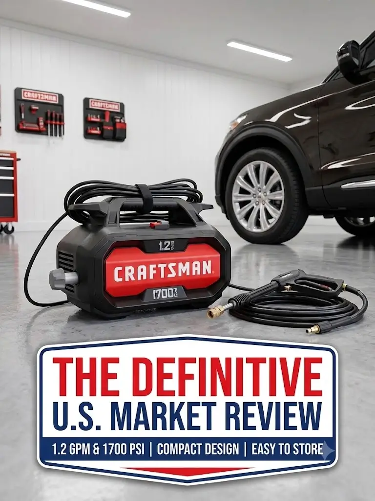 Craftsman 1700 PSI Pressure Washer Review for Car Washing