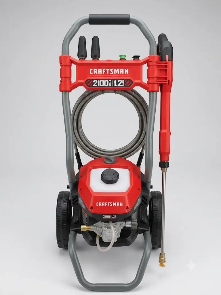Craftsman CMEPW2100 roll cage electric pressure washer for concrete