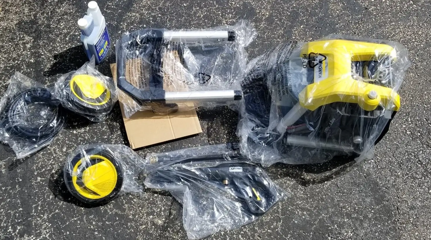 Karcher K1700 Review: Real-World Test & Performance Limits 2 Karcher K1700 electric pressure washer unboxing layout