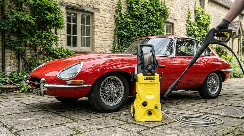 Karcher K5 Premium Electric Pressure Washer Review - Hose Reel Inspection