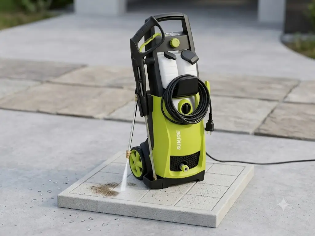 Sun Joe SPX3000-XT1 electric pressure washer for driveway cleaning