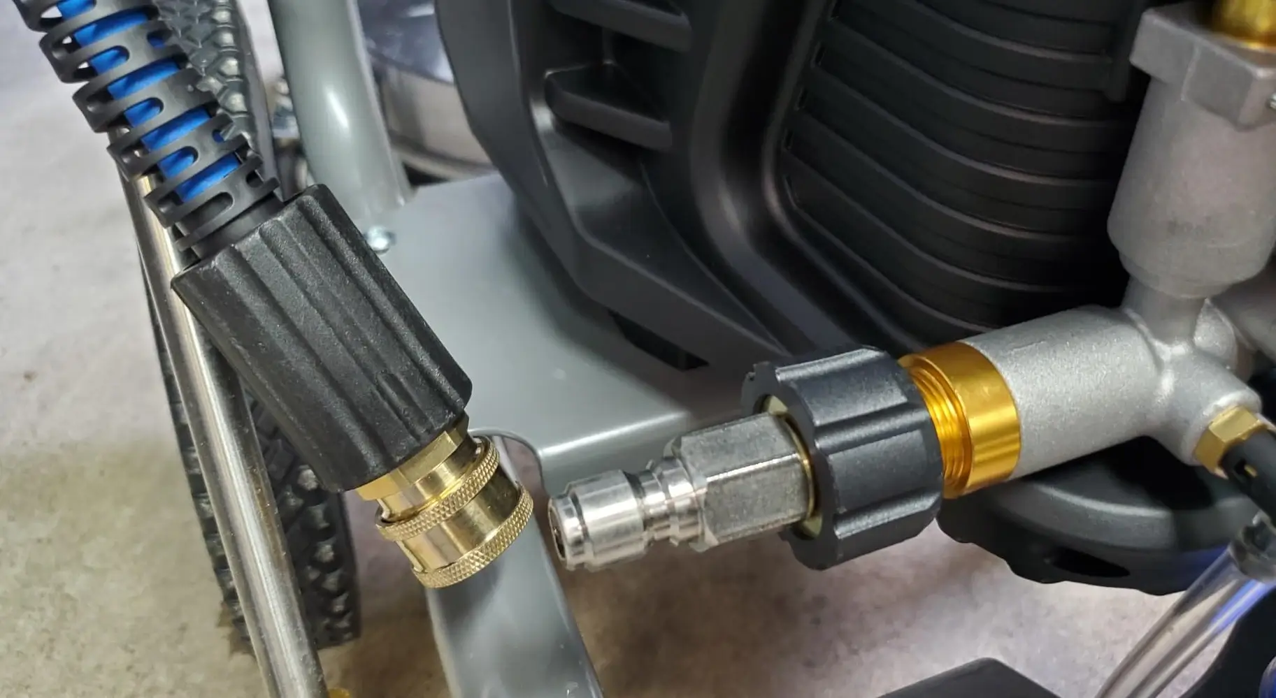 Westinghouse WPX3000e high pressure hose quick connect coupling alignment