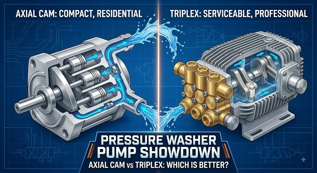 Axial Cam vs Triplex Plunger Pump: Differences & Durability 11 Axial Cam vs Triplex Pump
