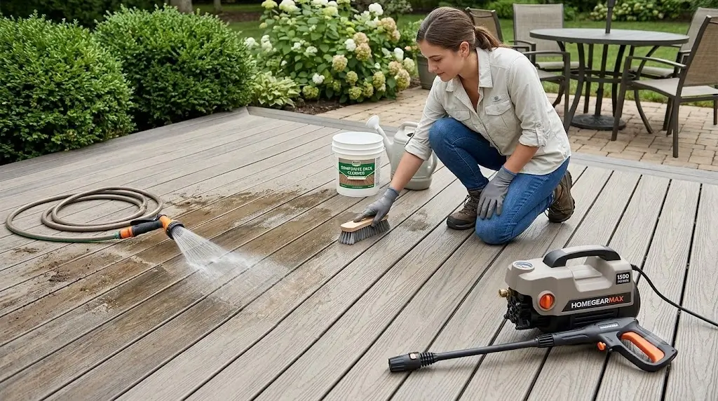 How to Clean Composite Decking (Without Damaging It)