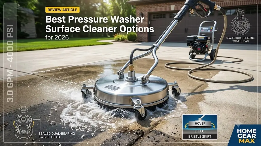 Best Pressure Washer Surface Cleaner (2026 Reviews) 7 Best Pressure Washer Surface Cleaner (2026 Reviews)