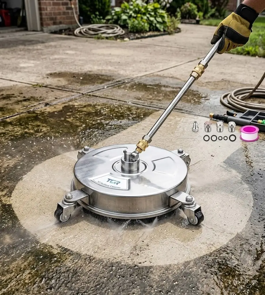 TOR 14" Stainless Steel Pressure Washer Surface Cleaner
