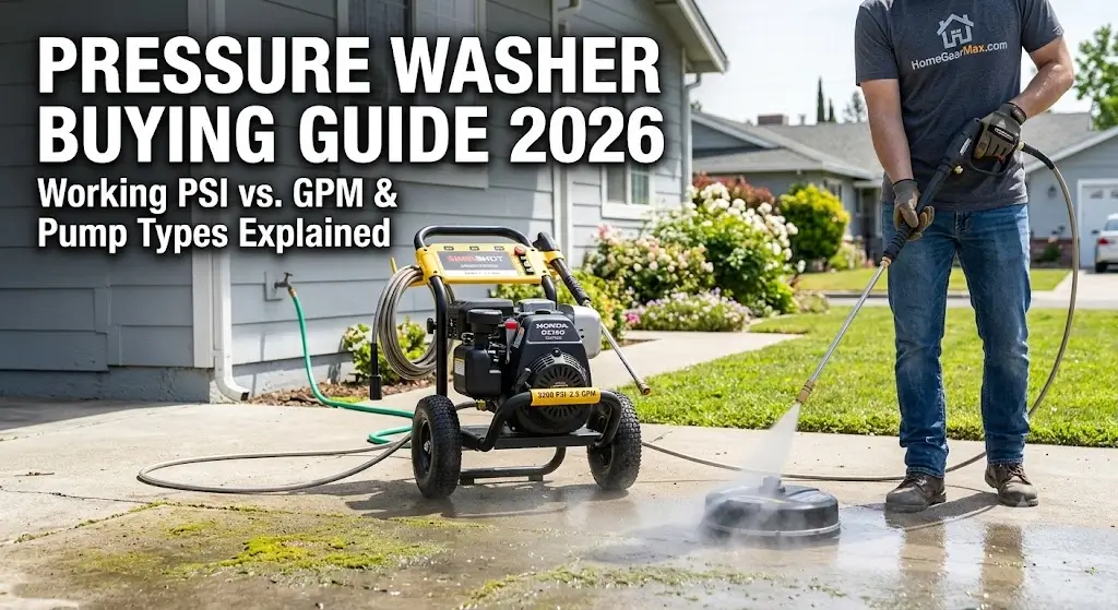 Ultimate Pressure Washer Buying Guide 2026 | HomeGearMax